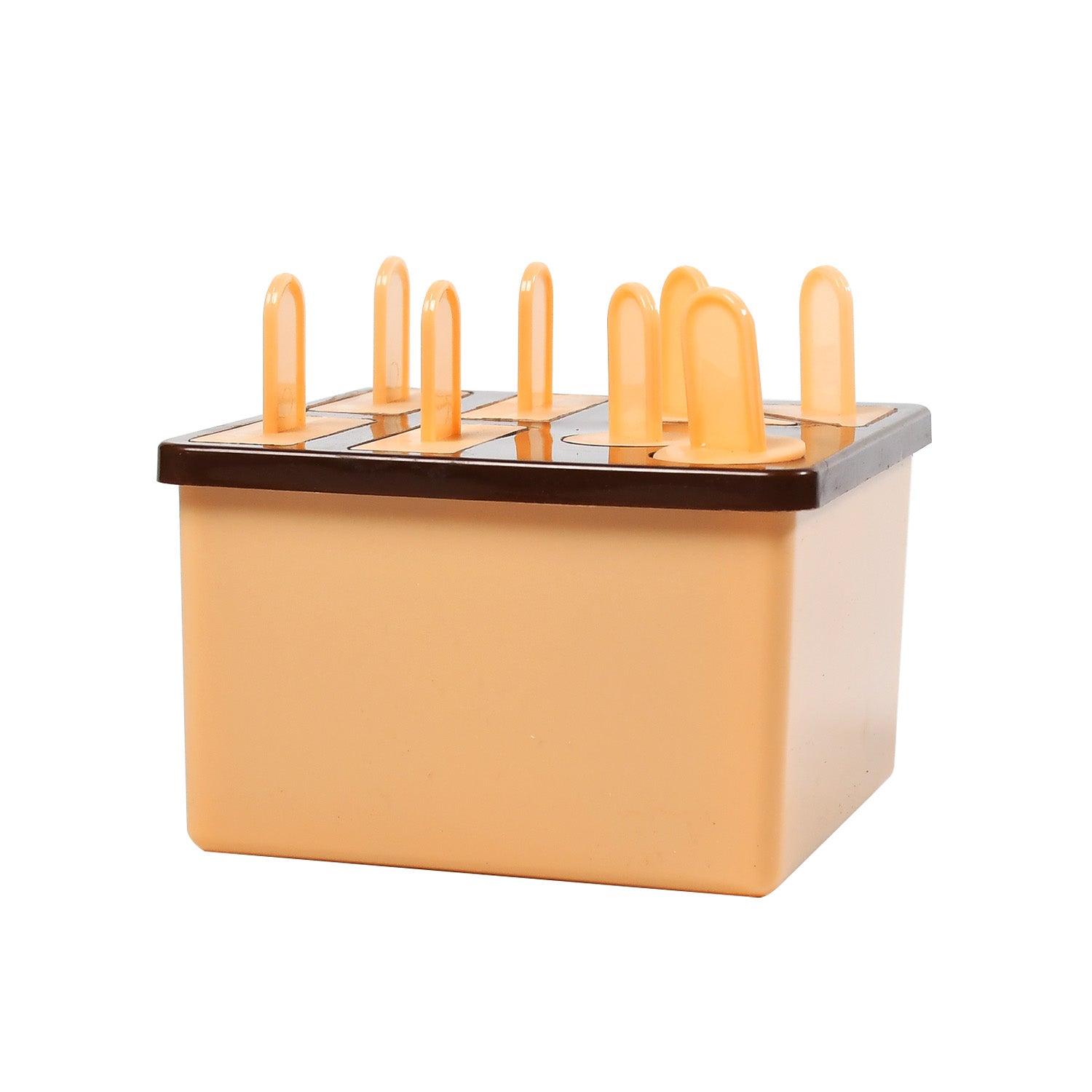 6316 Plastic Kulfi Mould, Kulfi Moulds 8 pcs Tray Ice Cream Mould Reusable Frozen Kulfi Maker Popsicle Sticks Lolly Ice Popsicle Candy Mould for Children (pink Color) DeoDap 6316 Plastic Kulfi Mould, Kulfi Moulds 8 pcs Tray Ice Cream Mould Reusable Frozen Kulfi Maker Popsicle Sticks Lolly Ice Popsicle Candy Mould for Children (pink Color) DeoDap